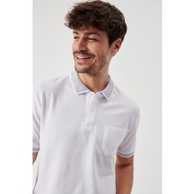 Altınyıldız Classics 4A9000000004 Polo Yaka Siyah Beyaz Erkek T Shirt
