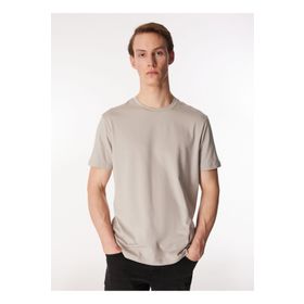 Altınyıldız Classics 4C4800000012 Bej Bisiklet Yaka Erkek T-Shirt