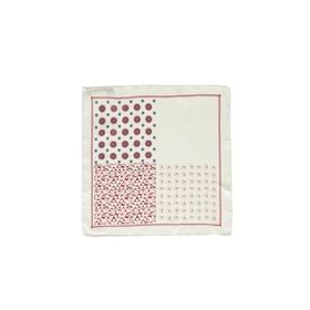 Altınyıldız Classics Desenli Bej-Bordo Klasik Mendil