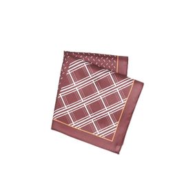 Altınyıldız Classics Desenli Bordo-Beyaz Klasik Mendil