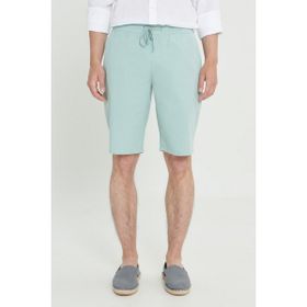 Altınyıldız Classics Erkek Açık Mint Yeşili Comfort Fit Rahat Kesim Yan Cepli Keten Şort