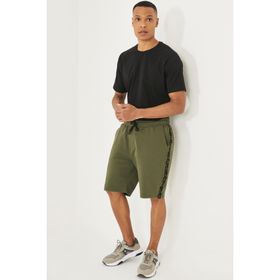 Altınyıldız Classics Erkek Hakı Standart Fit Normal Kesim Casual Örme Şort