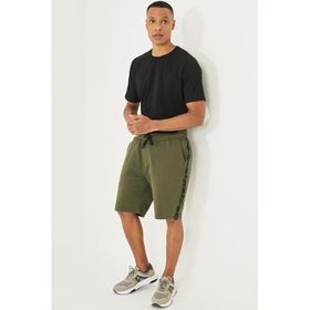 Altınyıldız Classics Erkek Hakı Standart Fit Normal Kesim Casual Örme Şort