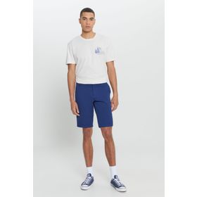 Altınyıldız Classics Erkek Indigo Slim Fit Dar Kesim Armürlü %100 Pamuk Casual Chino Şort