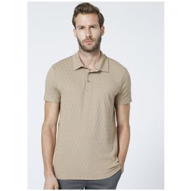 Altınyıldız Classics Polo Yaka Vizon Erkek T-Shirt