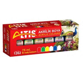 Altis 75 mm 6 Renk Akrilik Boya