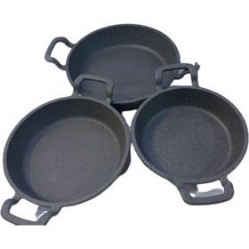 Altunay Hamarat 18-20-22 cm Granit Döküm Sahan Seti