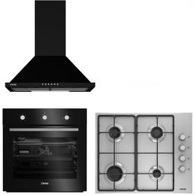 Altus 521 B Conic - 181 GID - 133 B Siyah Inox Eko 3'lü Ankastre Set