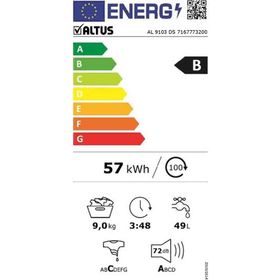 Altus AL 9103 DS Gri Çamaşır Makinesi