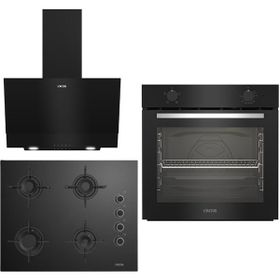 Altus ALA 310 B - ALA 159 DB - ALA 510 B Siyah 3'lü Ankastre Set