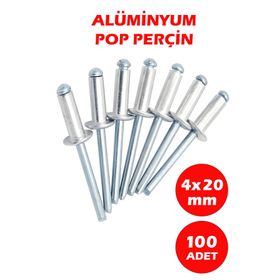 Aluminyum 4X20 100 Adet Pop Perçin