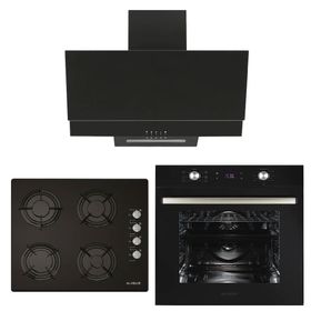 Alveus AD07-A10-AF870 Siyah 3'lü Ankastre Set