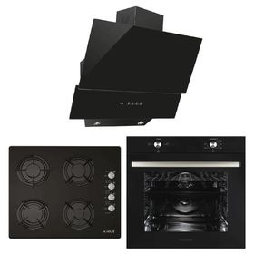 Alveus Chief 604 MFA 604 - GLS 640 - MOD 3000 3'lü Siyah Ankastre Set
