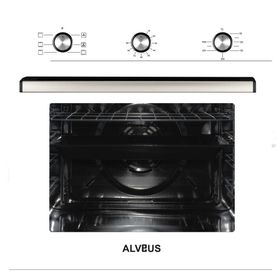 Alveus Cloud 614 MFA 614 - GLS 640 - F4 ECR 3'lü Beyaz Ankastre Set