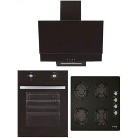 Alveus F17-GLS 640-MFA 605 Siyah 3'lü Ankastre Set