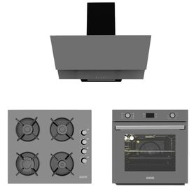 Alveus F17 - GLS640 - MFA627 3'lü Gri Ankastre Set