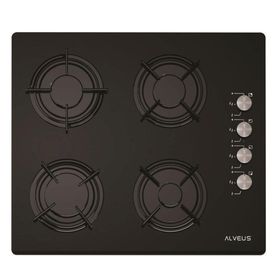Alveus Gardenya ALV MFA 614 - ALV GLS 640 - ALV F17 PB 3'lü Siyah Ankastre Set