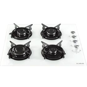 Alveus GLS 640-MFA 604-F4 ECR Beyaz 3'lü Ankastre Set