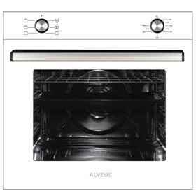 Alveus GLS 640-MFA 604-F4 ECR Beyaz 3'lü Ankastre Set