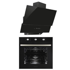 Alveus İnci MFA 614 - MOD 3000 2'li Siyah Ankastre Set