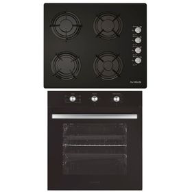 Alveus MFA 614 M BL - GLS 640 Siyah 2'li Ankastre Set