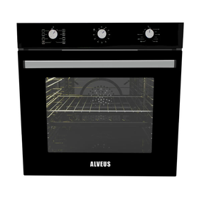 Alveus MFA 615 Siyah Turbo+Soğutma Fan Ankastre Fırın