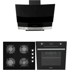 Alveus MOD NOF - GLS640 - MFA627 Siyah 3'lü Ankastre Set