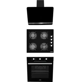 Alveus New 614 BİNDESİT - GLS640 - MFA614 Si̇yah 3'lü Ankastre Set