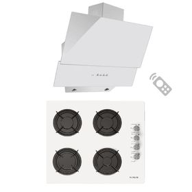 Alveus Pure MOD3000 - GLS640 Beyaz 2'li Ankastre Set