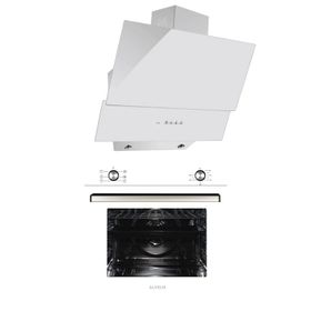 Alveus Şelale MFA 604 - MOD 3000 Beyaz 2'li Ankastre Set