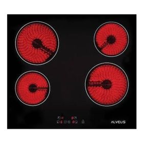 Alveus V-604M BL Siyah Vitroseramik Elektrikli Ocak