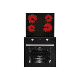 Alveus Vitro 641 - MFA 627 Siyah 2'li Ankastre Set