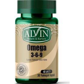Alvin Omega 3-6-9 30 Kapsül Balık Yağı