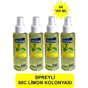 Alvina 4x100 ml Limon Kolonyası