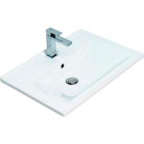 Alvit 80 cm Beyaz Dolap Uyumlu Thin Lavabo