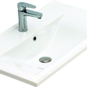 Alvit 80 cm Beyaz Dolap Uyumlu Thin Lavabo