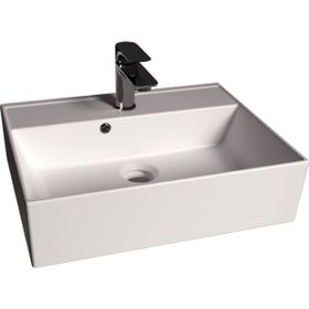 Alvit Architect Siyah 38x50 Cm Tezgah Üstü Lavabo
