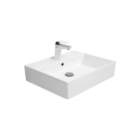 Alvit Architect Siyah 38x50 Cm Tezgah Üstü Lavabo