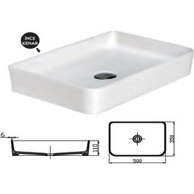 Alvit Slim Beyaz 45 Cm Banyo Dolabı