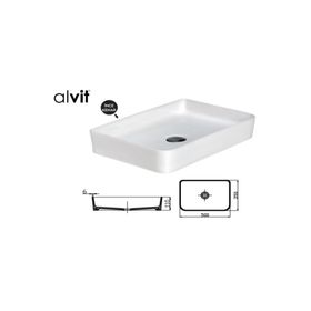 Alvit Slim Beyaz 45 Cm Banyo Dolabı