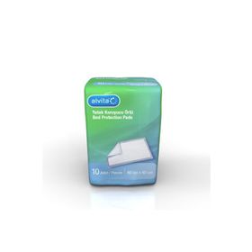 Alvita 10 Adet 60 cm x 90 CM Yatak Koruyucu Örtü