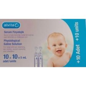 Alvita 10+10 Adet 5 ml Serum Fizyolojik