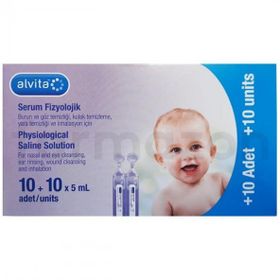 Alvita 10+10 Adet 5 ml Serum Fizyolojik