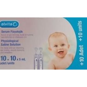 Alvita 10+10 Adet 5 ml Serum Fizyolojik