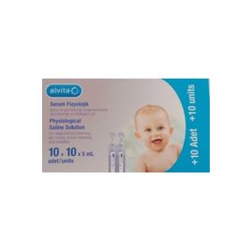 Alvita 10+10 Adet 5 ml Serum Fizyolojik