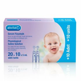 Alvita 20 10x5 ml Fizyolojik 30 Flakon Serum
