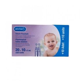 Alvita 20+10 Adet 5 ml Serum Fizyolojik