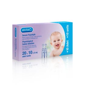 Alvita 20+10 Flakon 5 ml Fizyolojik Serum