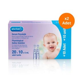 Alvita 30 Flakon 5 ml 2 Adet Serum Fizyolojik