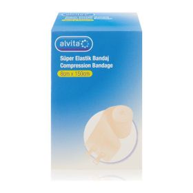 Alvita 8 cm x 150 cm Süper Elastik Bandaj